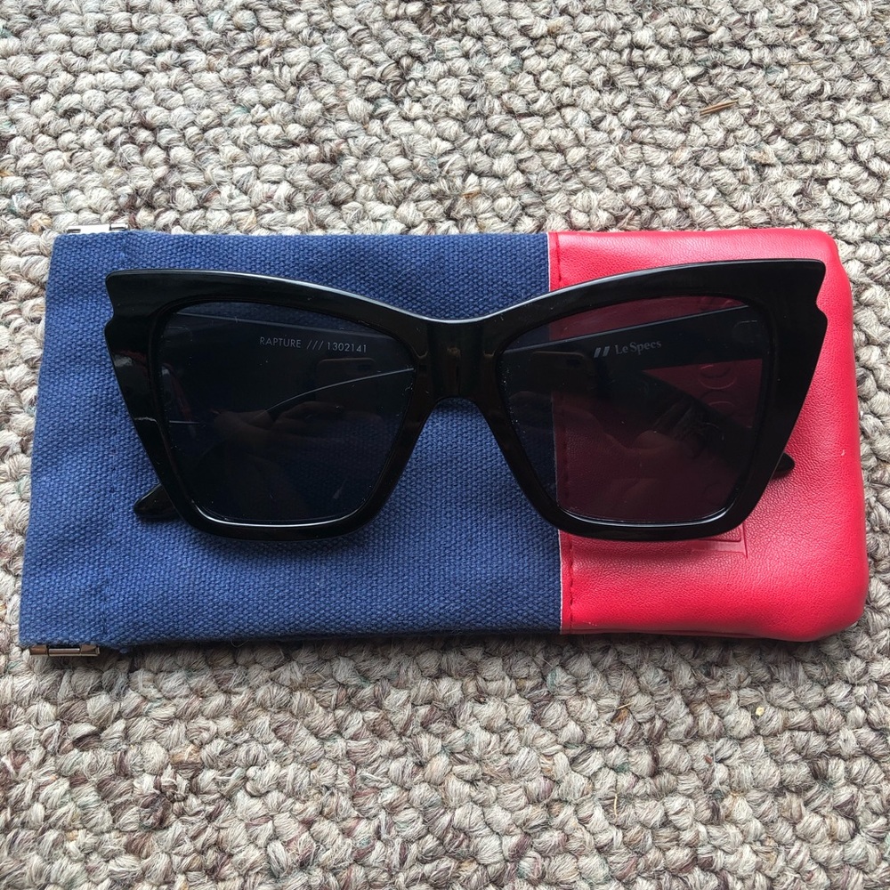 LeSpecs Black Rapture Sunglasses